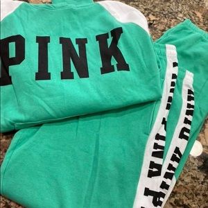 2 VS Pink Jogger Suits